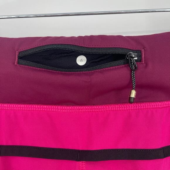 Lululemon Speed Short 3" Hot Pink Size 6 - Picture 6 of 7